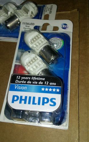 Philips led 1156led  pair set led lamps bulbs 1156 12839b2 new