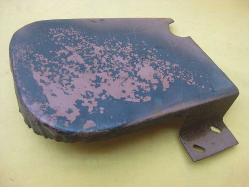 1957-1958 chevy belair left rear trunk hinge cover     4671