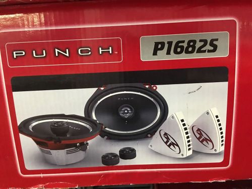 Rockford fosgate punch p1682s 5x7&#034; component car stereo speakers ford / mazda