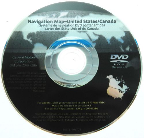 2007-2012 escalade acadia enclave outlook traverse navigation dvd version 9.3