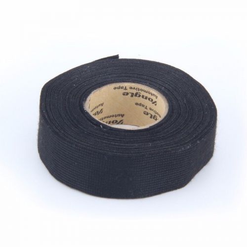 1pcs15mx19mm black long cloth tapes for install car dvd tool wiring harness