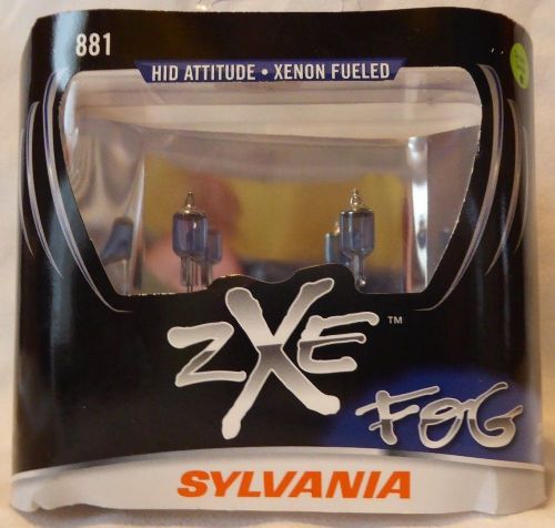 Sylvania 881 zxe fog hid attitude xenon fueled foglamp fog light bulbs