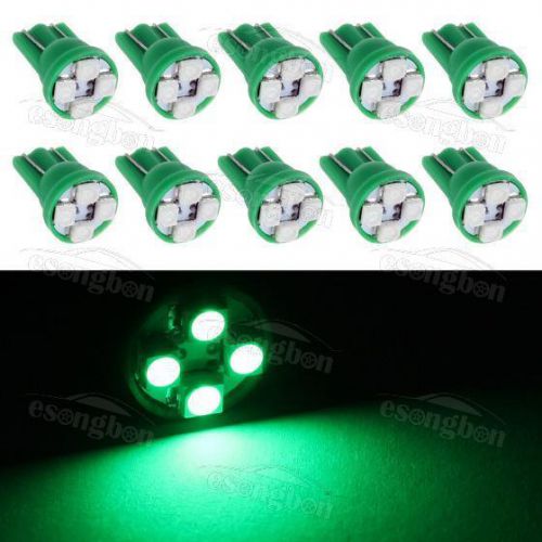 10x green 921 168 194 t10  led light bulb instrument cluster lamp 4-3528-smd