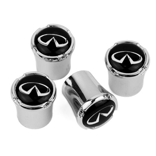 Infiniti logo tire valve stem caps made in usa licensed quality