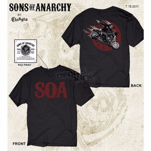 Sons of anarchy jax in action t-shirt small