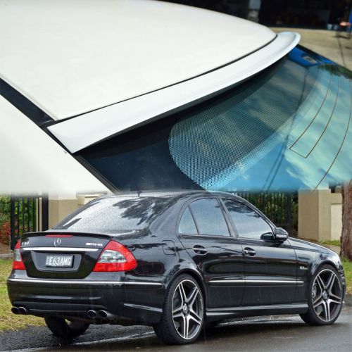 Painted for benz e-class w211 lci facelift rear window roof spoiler 06-08 k ◣