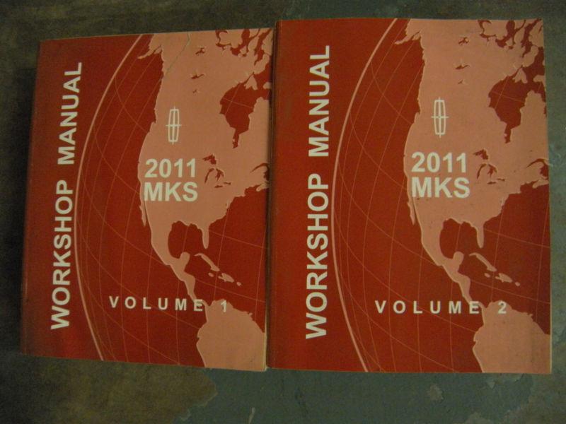 2011 lincoln mks service repair shop manual set factory dealership 11 huge