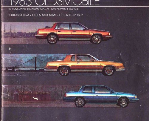 1983 oldsmobile  dealer advertising brochure