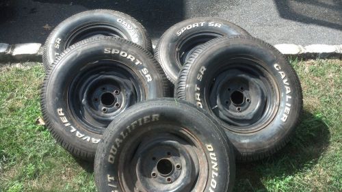 14x6 gm steel wheels off 65 chevelle