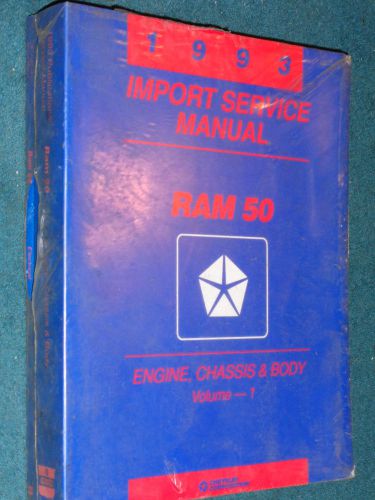 1993 dodge ram 50 truck  / shop manual set / shop book set original nos 2 piece
