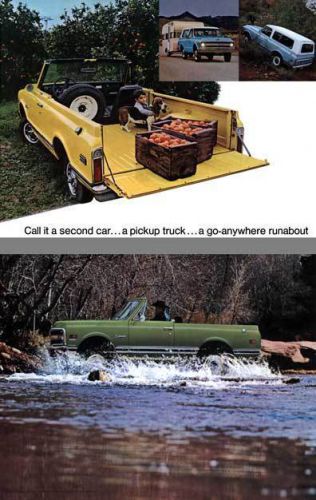 Chevrolet (c1970) - call it a second car - a pickup truck - a go-anywhere runabo