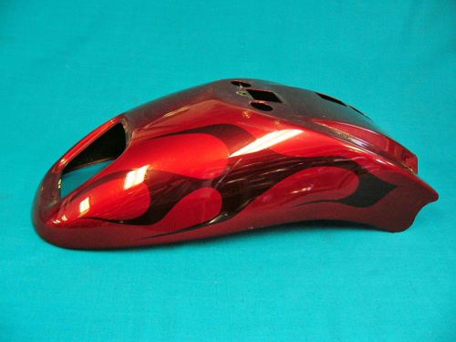 Harley davidson v-rod maroon flame 180 rear fender vrsca vrscb v rod vrod