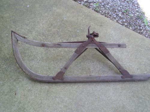 Antique ski attachment for model t? carriage? one side only
