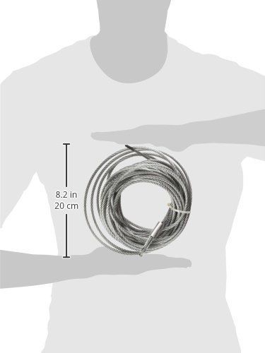 Winch cable 3/16&#034; 45.9&#039; replacement steel exterior part accessory supply auto