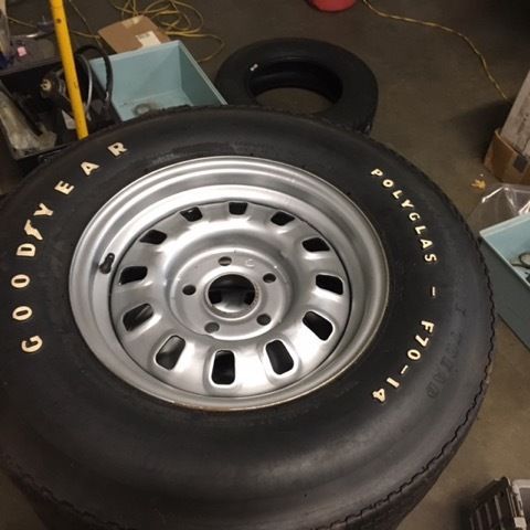 Nos ford mustang gt styled wheels 1968/9