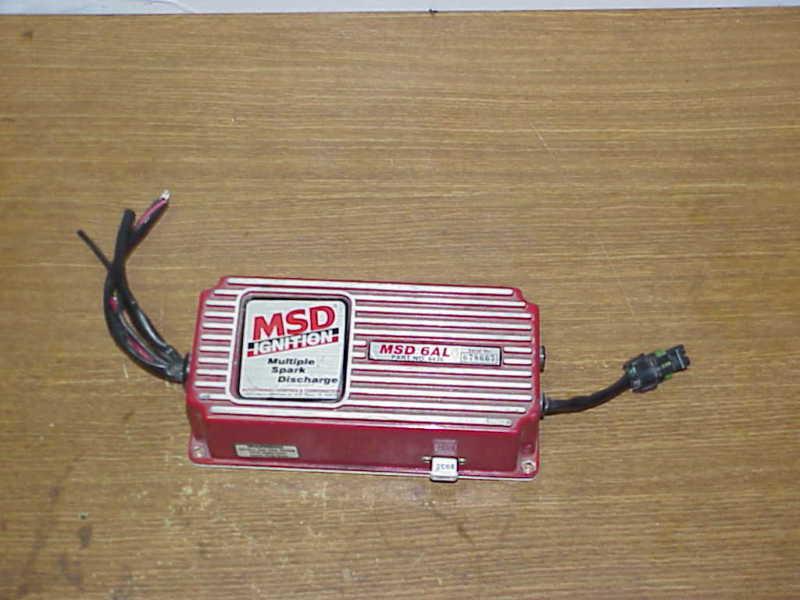Msd 6al cdi ignition #6420 box with 9000 rpm rev chip nascar arca nhra wissota