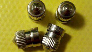 Metal valve stem caps  ( fits:  1966 nova  )