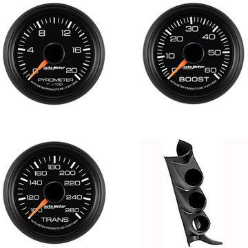 Autometer factory match gauge kit-01-07 gm-boost/pyro/tran temp/pillar no speak