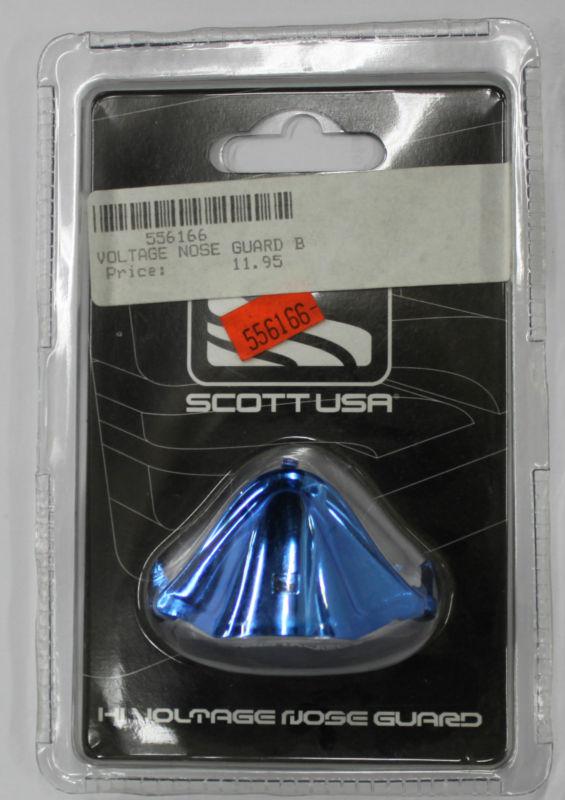 Scott plastic blue chrome color replacement nose guard hi voltage goggles 556166