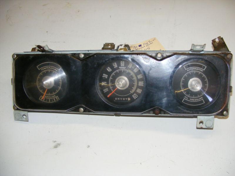 1968 ford torino instrument cluster speedometer good used condition