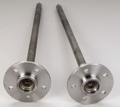 Moser axles direct fit c-clip rear 1541h steel 28-spline ford mustang 8.8" pair