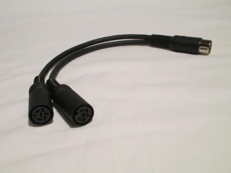 Clarion m101ryc-ret marine stereo remote y adapter 6 pin male to (2)6 pin female