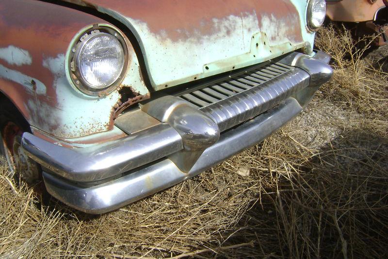 1954 54 mercury front bumper & grill assembly solid