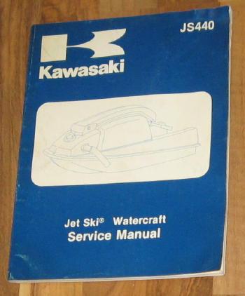 1982-1983 kawasaki js440 jet ski shop service repair manual_part#99963-0054-01