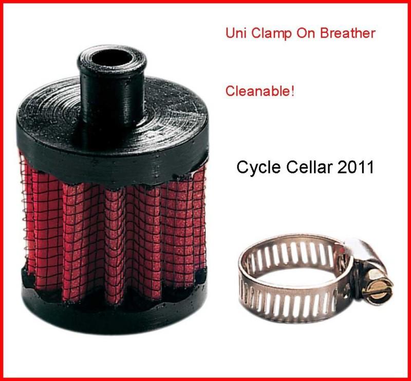 Uni clamp on breather filter 5/8" hose  up104  - free usa shipping