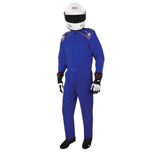 New bell pro drive ii 3.2a/1 single layer sfi 1-piece racing suit, blue xl