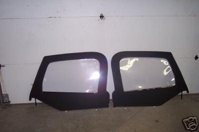 97-2006 jeep wrangler black dia upper doors soft top with frames tj lj 89835