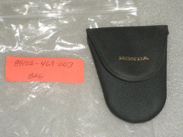 Honda cx500 cb750f cb900f cbx gl500 gl1100 gl1200 air pressure gauge bag oem nos
