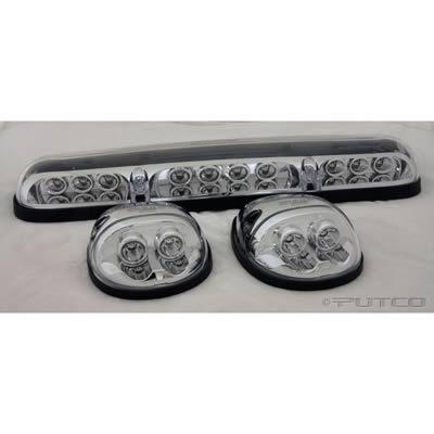 Putco 900511 roof marker lights led clear lens chevy/gmc pickup kit