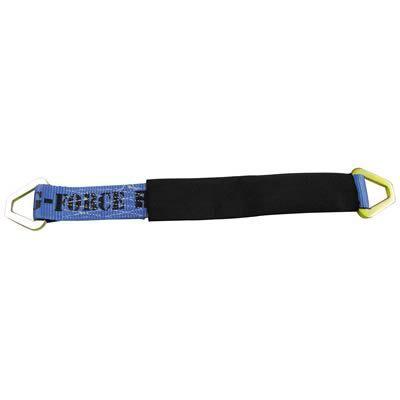 G-force racing tie-down axle straps blue 2"x21" flat d-ring 10000 lb. capacity