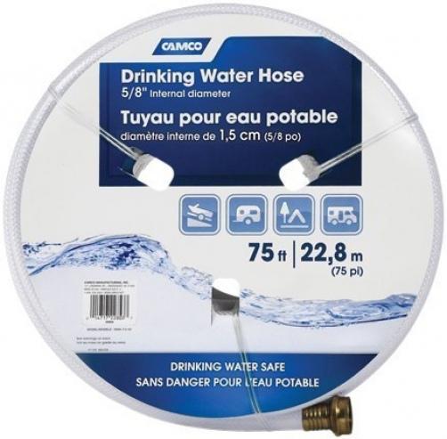 Rv 75' freshwater drinking water hose camco 22803 
