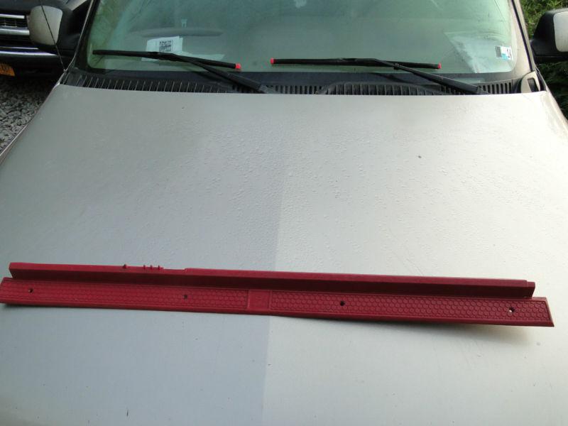 85-89 camaro firebird carmine red sill plates rh passenger 