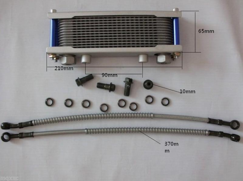 125cc 150cc engine oil cooler radiator cooling for moto dirt pit atv bike parts