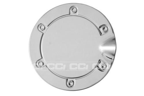 Cci gdc11 - 07-11 dodge caliber chrome stainless steel gas cap cover 1 pc