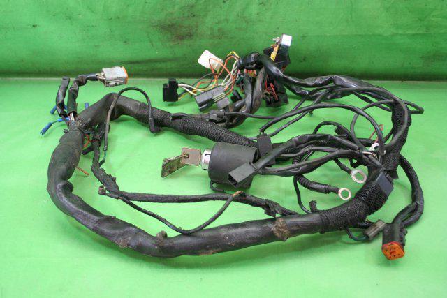 1998 harley davidson xl883 sportster main wiring harness & ignition with key