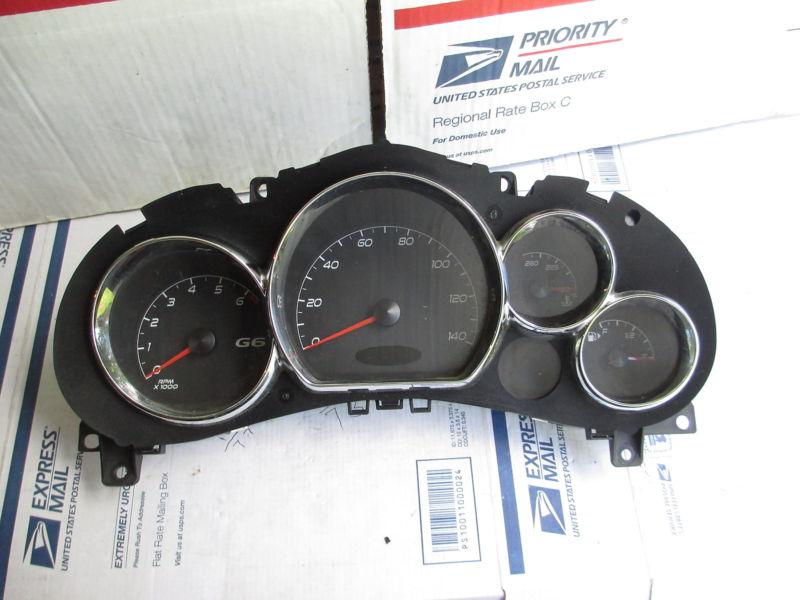 2005 2006 2007 pontiac g6 speedometer gauge cluster 109k