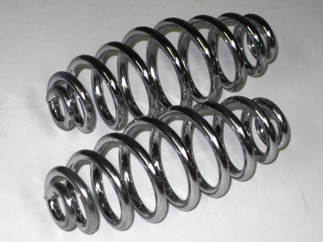 Seat springs chrome motorcycle triumph bsa chopper bobber 5" tapered