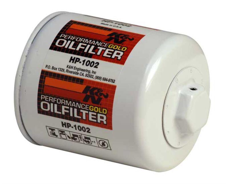 K&n filters hp-1002 - performance gold; oil filter; h-3.8 in.; od-3 in.