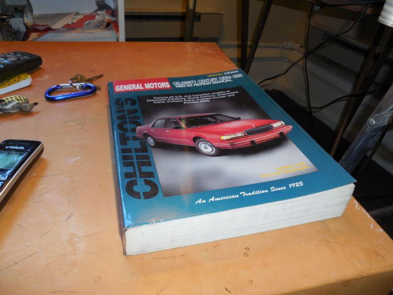 1982-1995 chevy celebrity,buick century cutlass,pontiac 6000 chiltons manual 