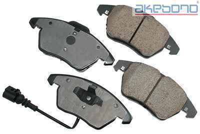Akebono eur1107 brake pad or shoe, front-euro ultra premium ceramic pads