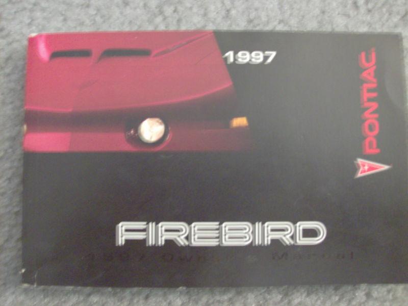 1997 pontiac firebird owners manual