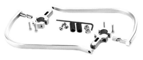 Msr hp deflector aluminum handguards tag/magura handlebar/silver