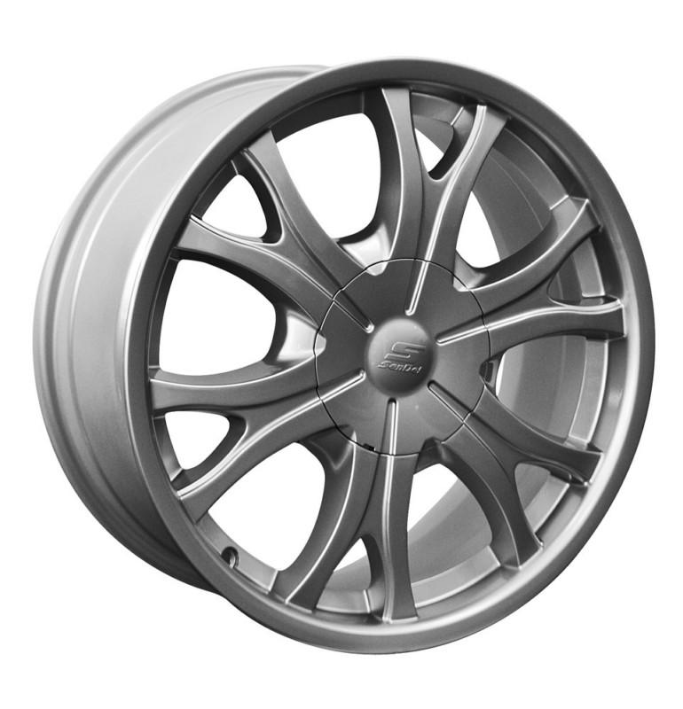 16x7 sendel s05 (silver) wheel/rim(s) 4x108 4-108 4x4.25 16-7
