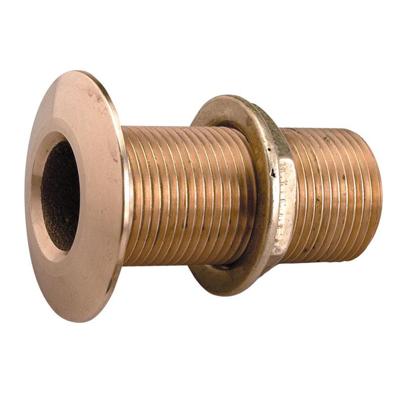 Perko 1-1/2" thru-hull fitting w/pipe thread bronze made in the usa 0322dp8plb