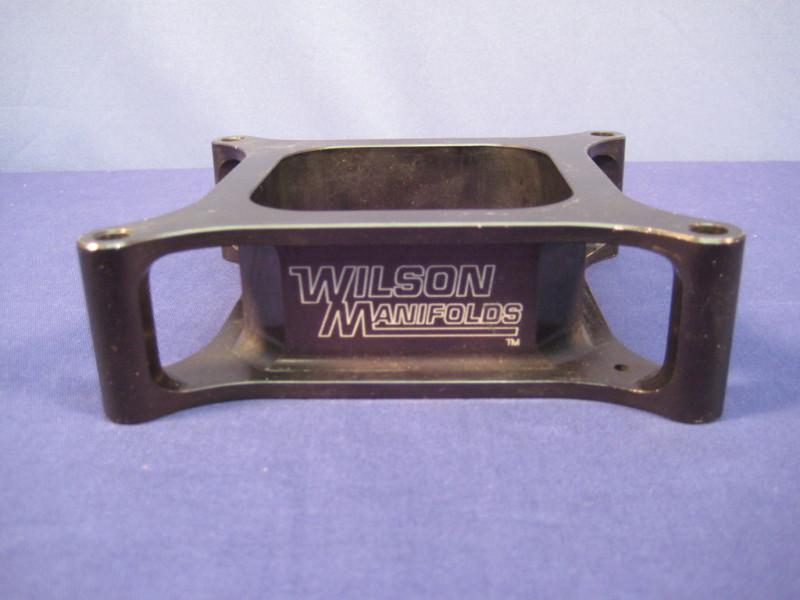 Wilson manifolds carburetor open spacer 1.875 thk p/n 90 - nascar racing