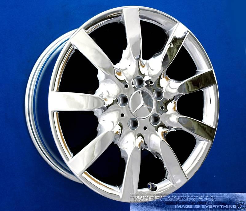 Mercedes cl500 cl550 cl600 18" chrome wheels cl 500 550